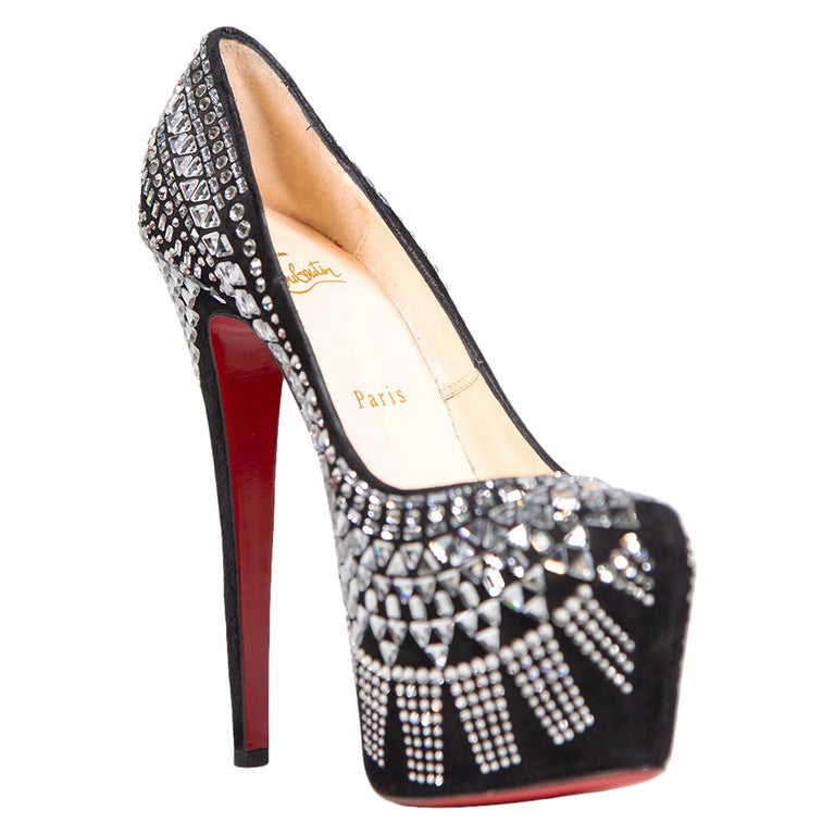 Christian Louboutin Crystal Decora Strass Pumps Size IT For