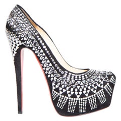Christian Louboutin Crystal Decora Strass Pumps Size IT 38.5