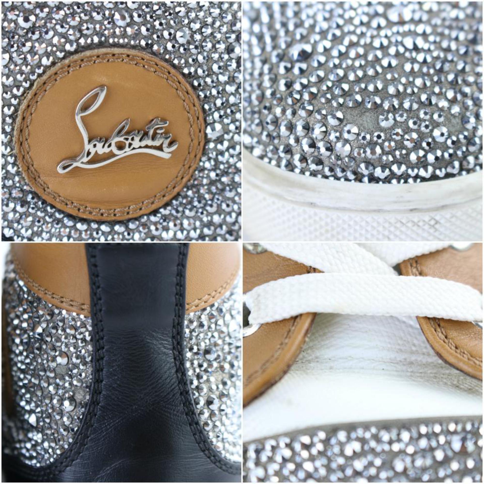 sparkly louboutin boots