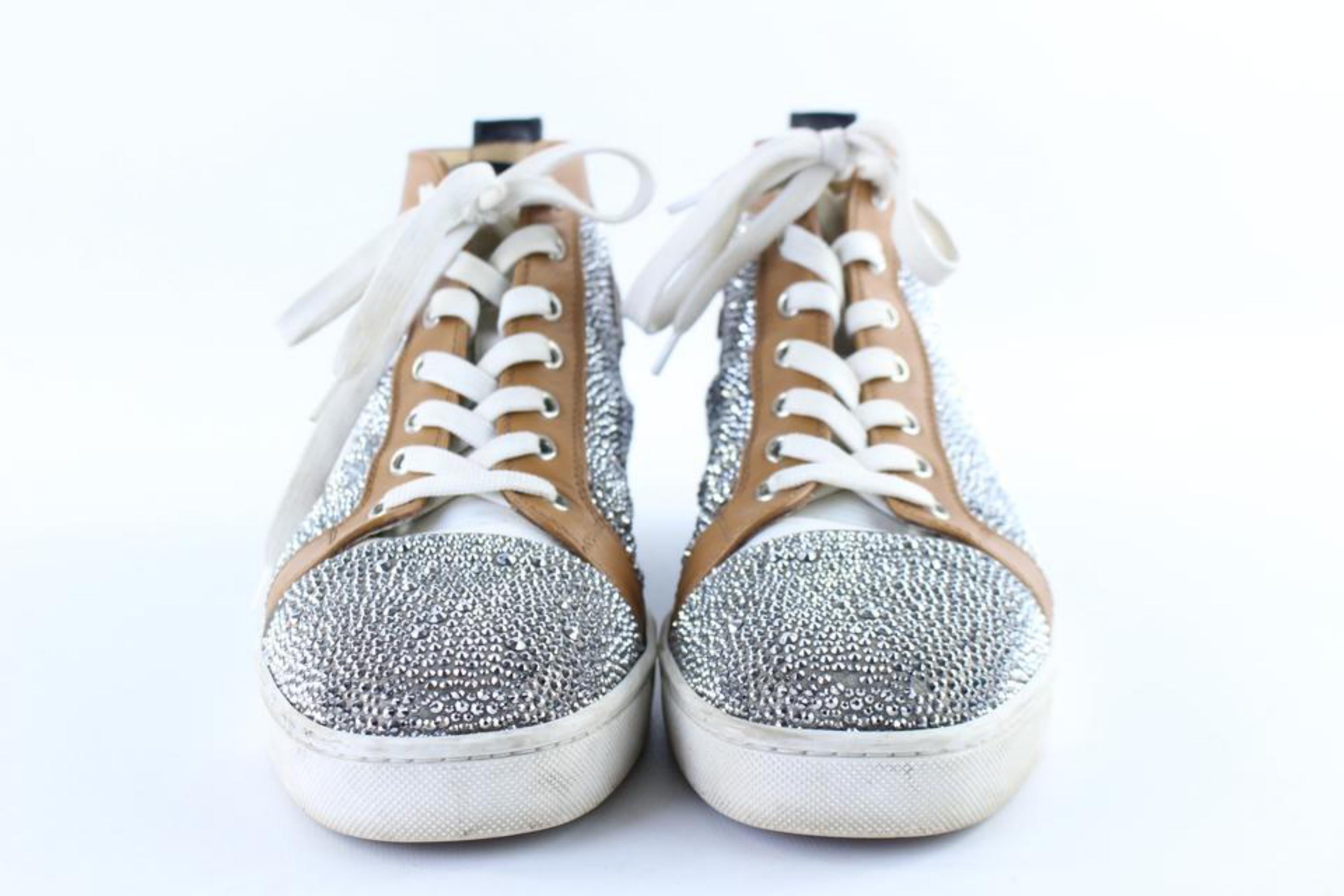 Christian Louboutin Crystal Strass Louis High Top Sneaker 10clb1222 Boots/Bootie For Sale 2