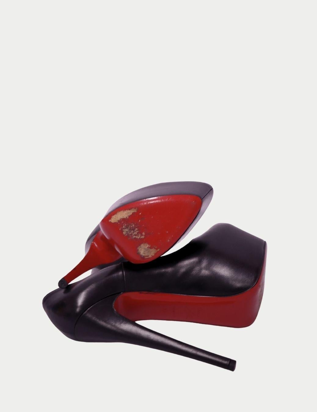 Noir Christian Louboutin Escarpins à Plateforme Daffodile - EU 37.5 en vente