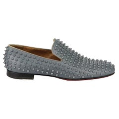Christian Louboutin Dandelion Spiked Leather Loafers EU 43.5 UK 9.5 US 10.5