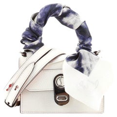 Christian Louboutin Elisa Top Handle Bag Leather with Silk Nano