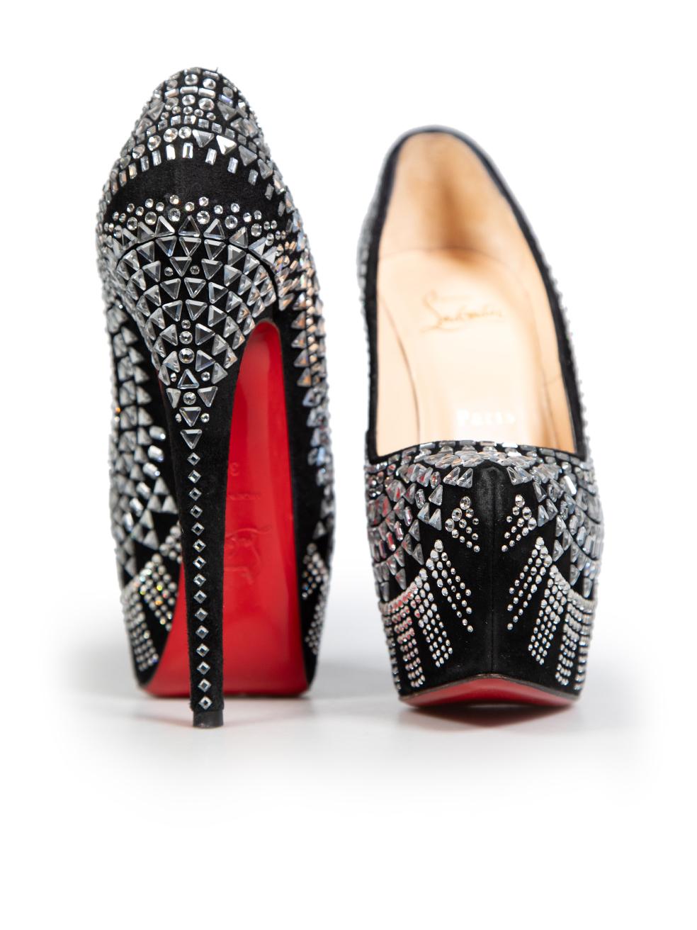Christian Louboutin Embellished Daffodile Pumps Size IT 36 In Good Condition In London, GB