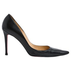 Christian Louboutin Escarpins EU39,5 So Kate 100 Schwarze Leder Pumps mit Absatz mit Absatz US8,5
