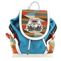 Christian Louboutin Explorafunk Backpack Africube Textile with Leather