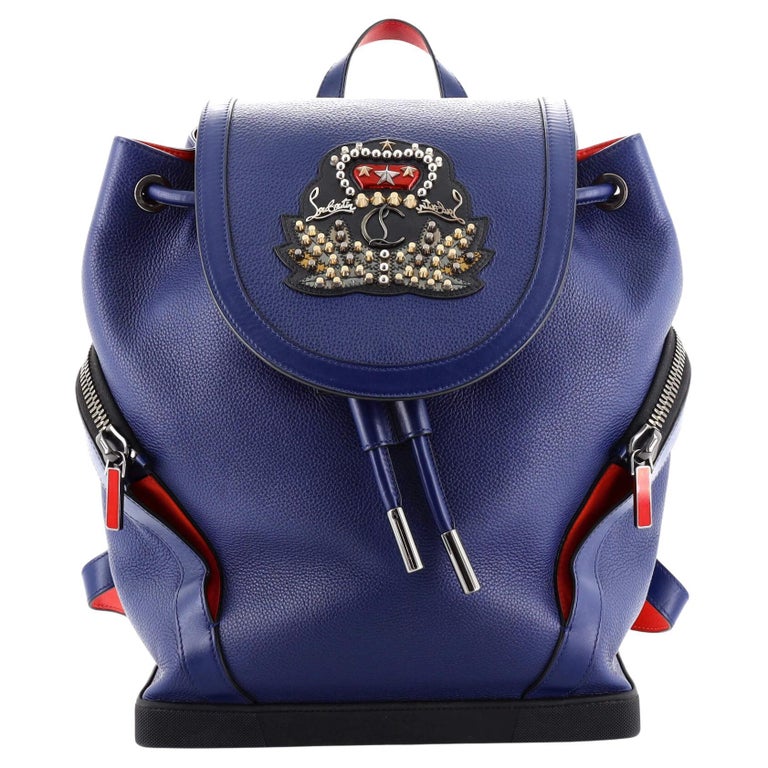 Christian Louboutin Explorafunk Backpack Embellished Leather For Sale