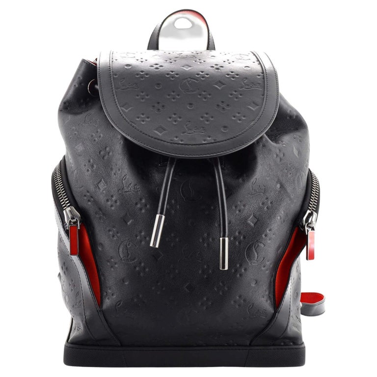 Christian Louboutin Explorafunk Backpack Embossed Leather For Sale at