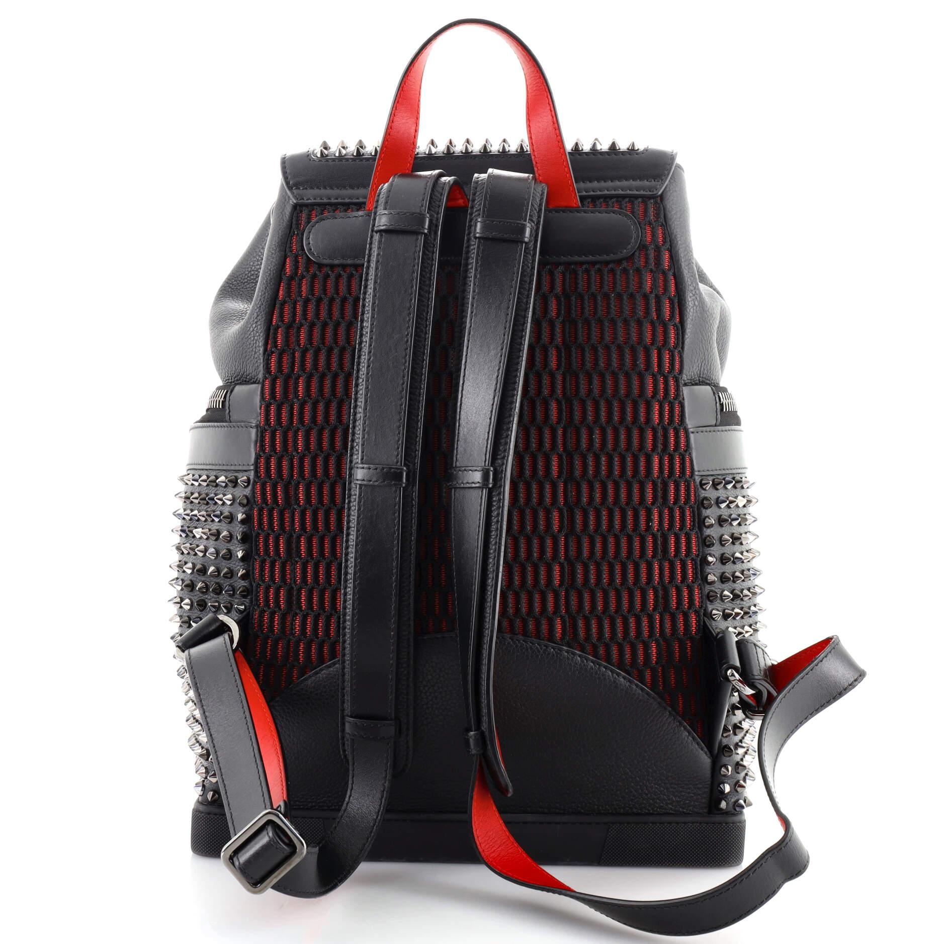 Christian Louboutin Explorafunk Backpack Spiked Leather at 1stDibs