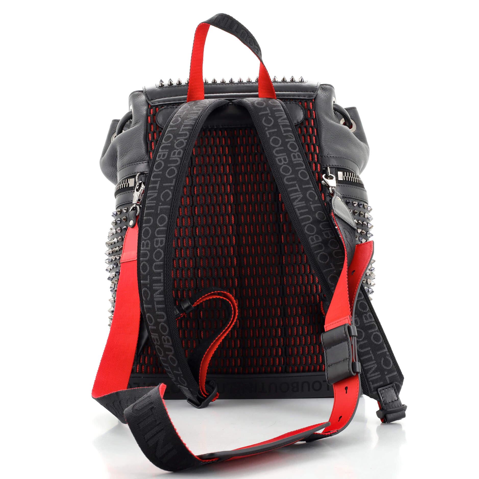 christian louboutin spike backpack