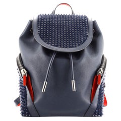 Christian Louboutin Explorafunk Rucksack aus Leder mit Spiked-Muster