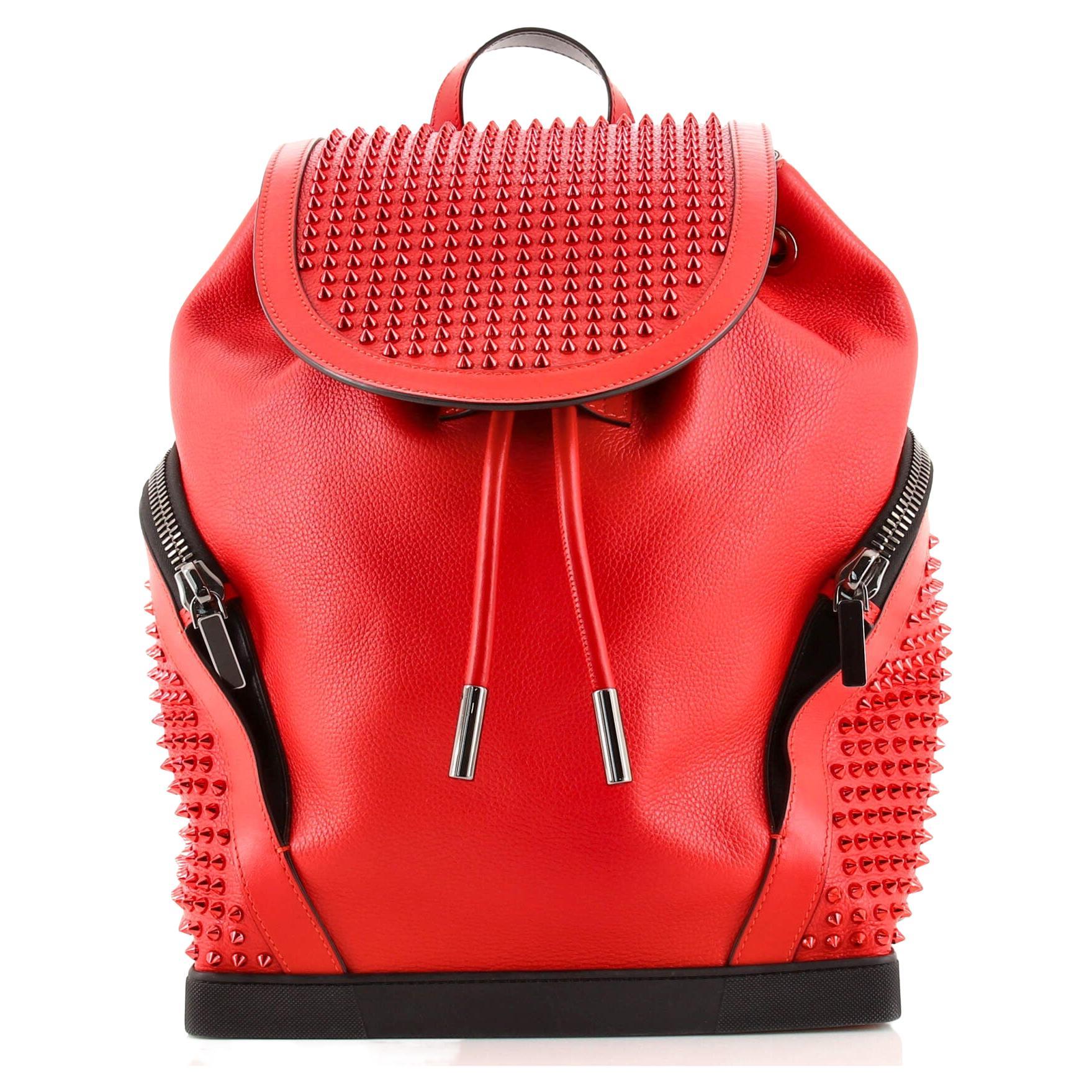 Christian Louboutin Explorafunk Backpack Spiked Leather