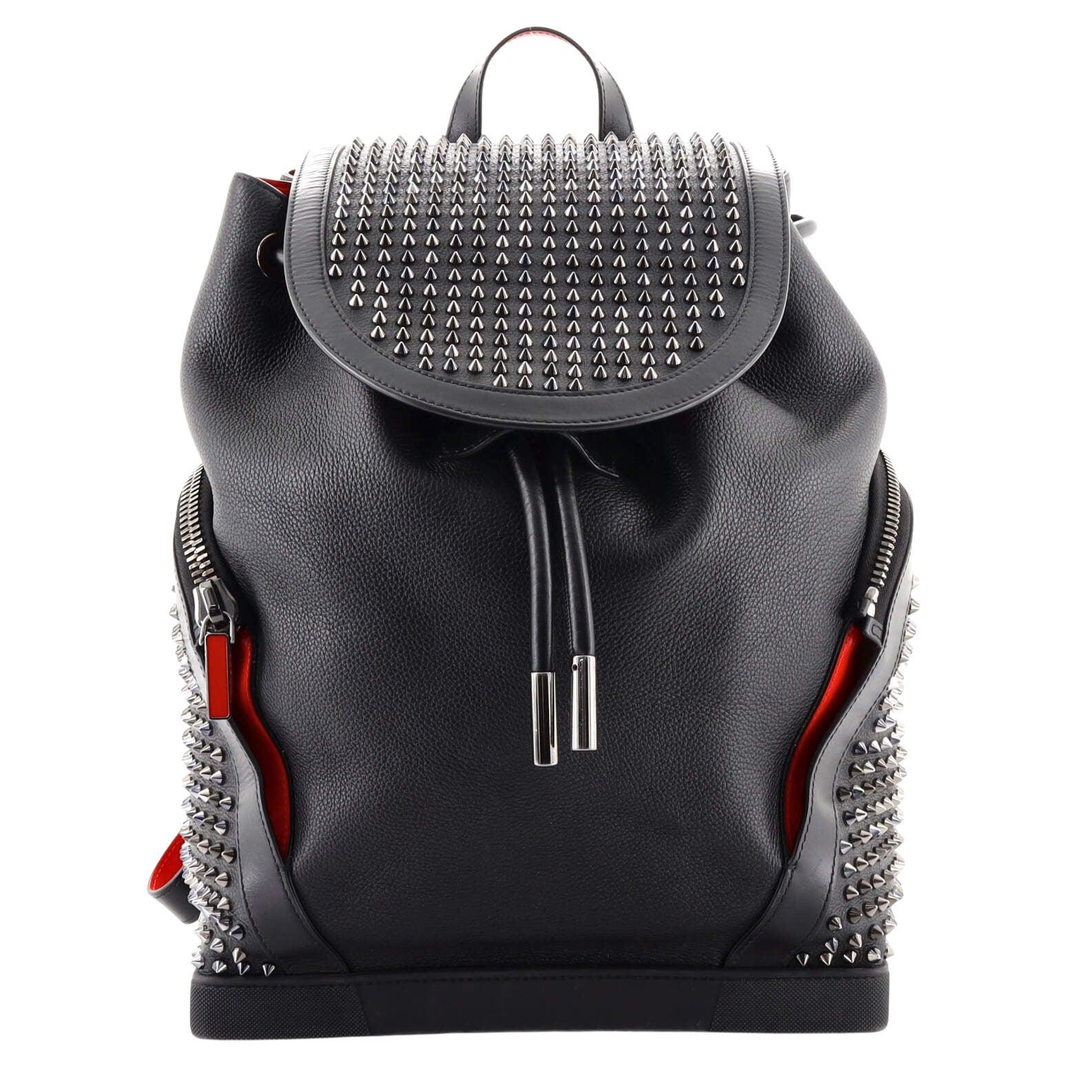 Christian Louboutin Explorafunk Backpack Spiked Leather