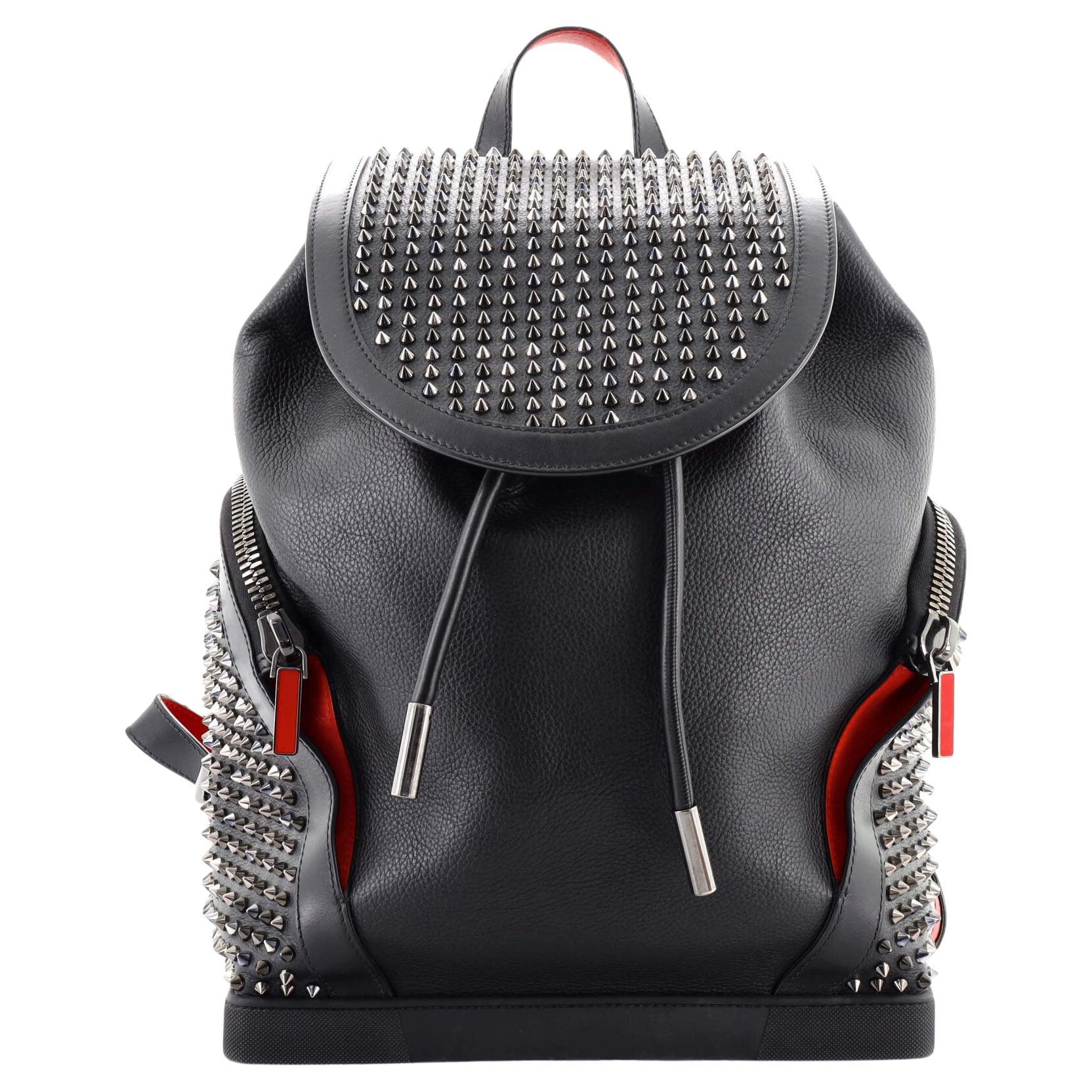 Christian Louboutin Explorafunk Backpack Spiked Leather