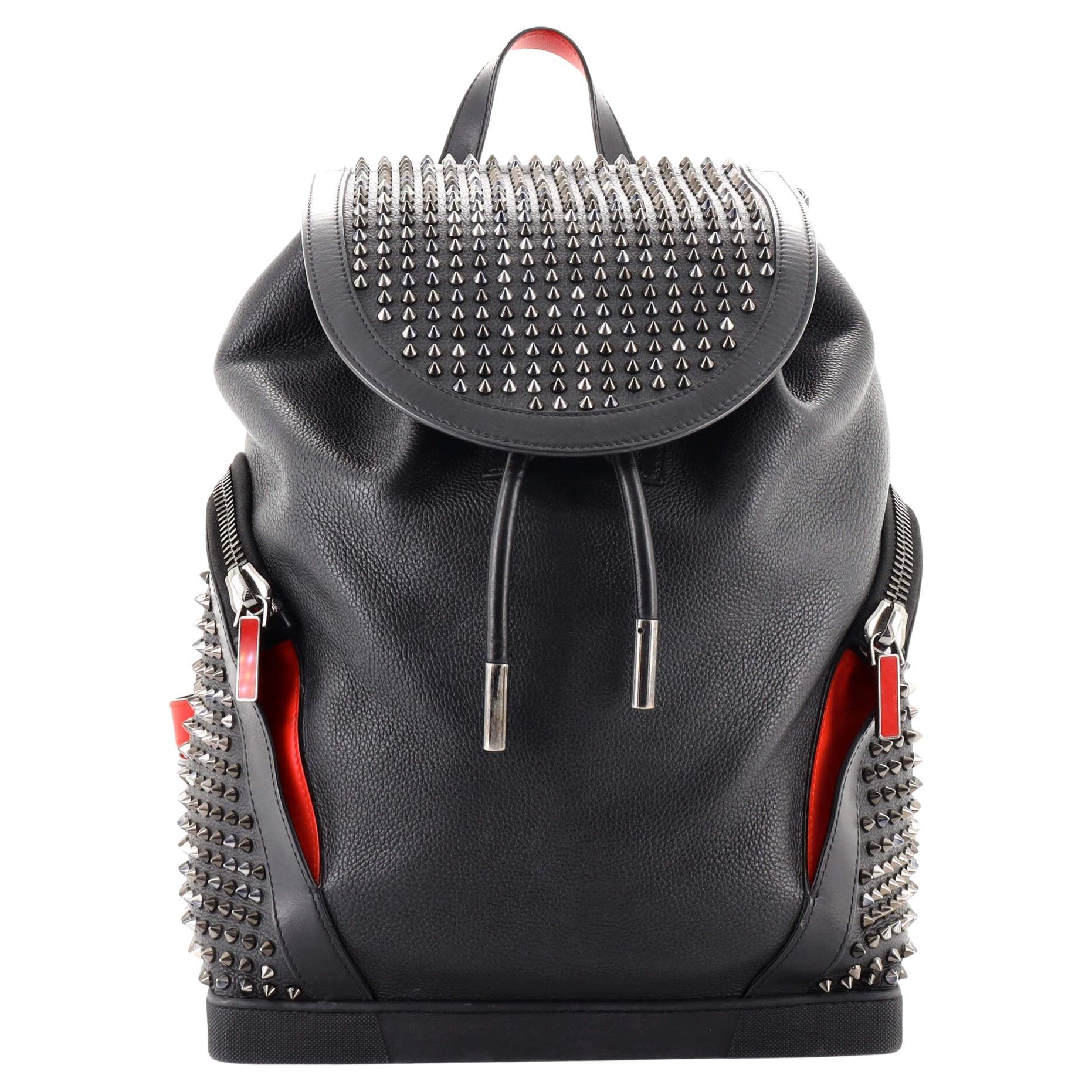 Christian Louboutin Explorafunk Backpack Spiked Leather