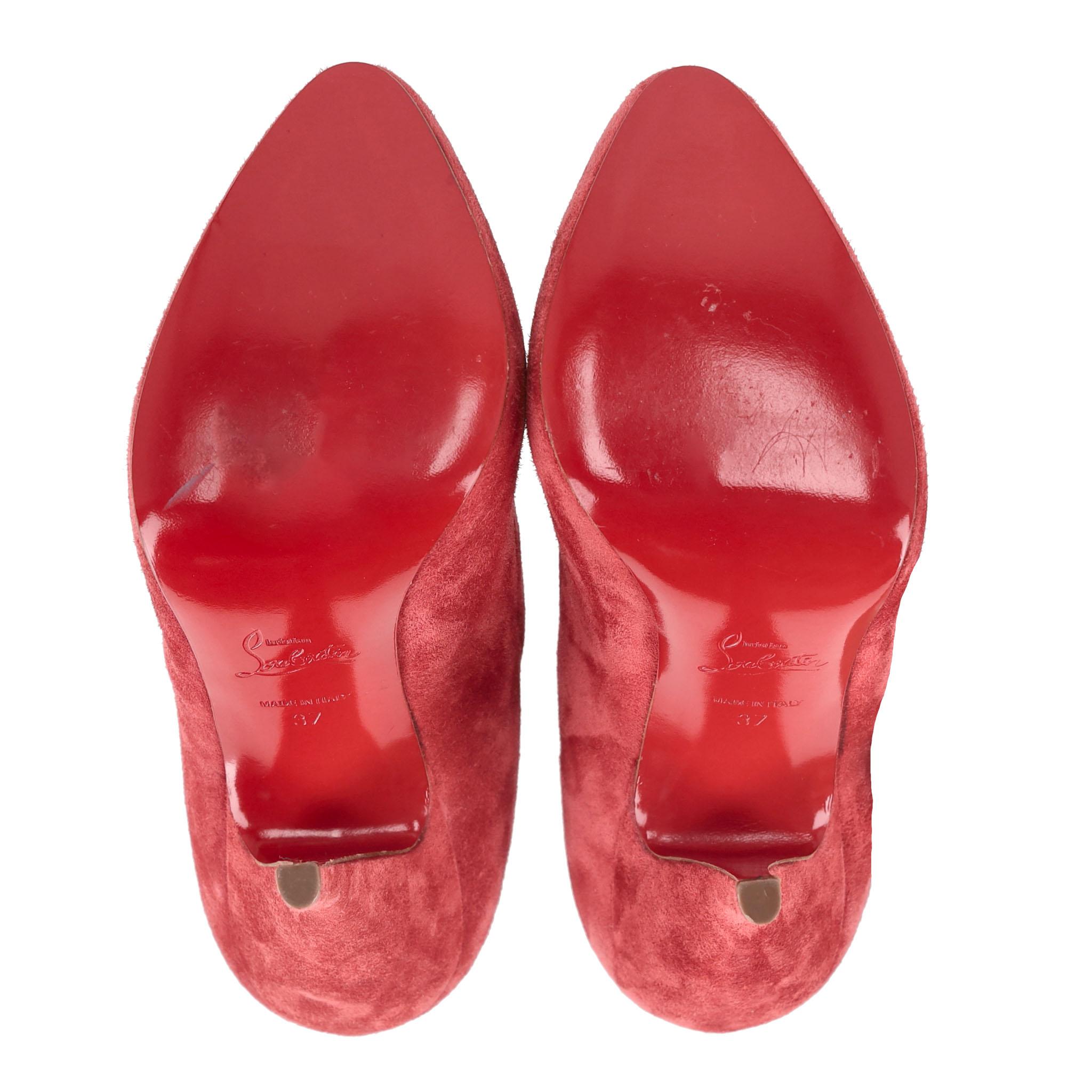 Botines de ante Christian Louboutin Fifre en venta 1