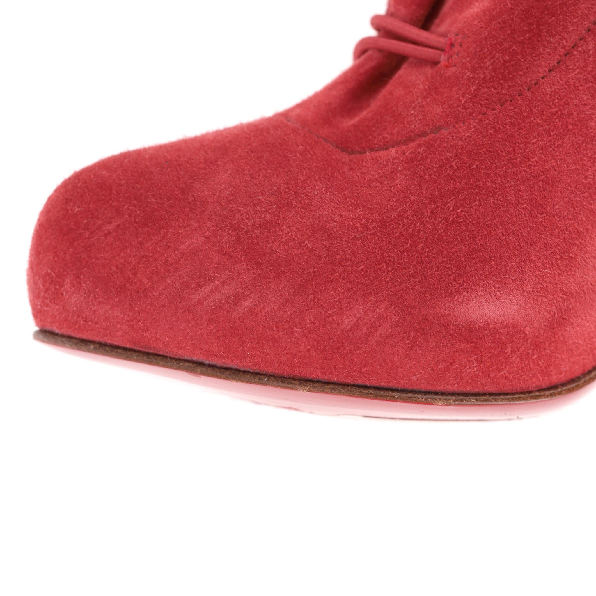 Botines de ante Christian Louboutin Fifre en venta 3