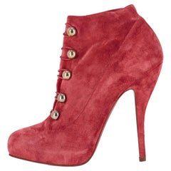 Christian Louboutin Fifre Suede Ankle Boots