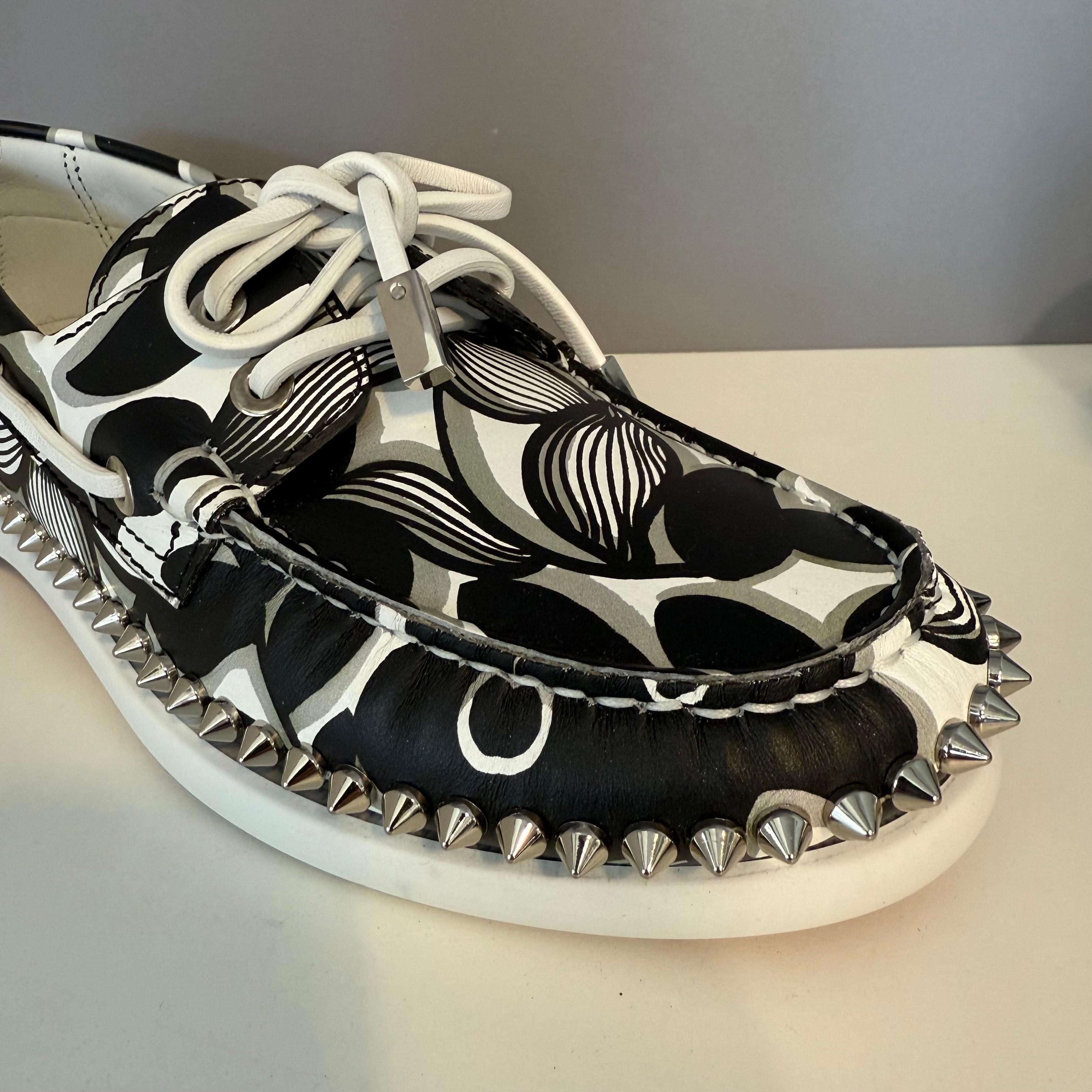 Christian Louboutin Mocasín Gerockel Boat IT 38 Negro en venta