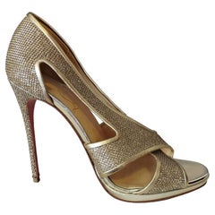 Christian Louboutin Glittered sandals size 37 1/2