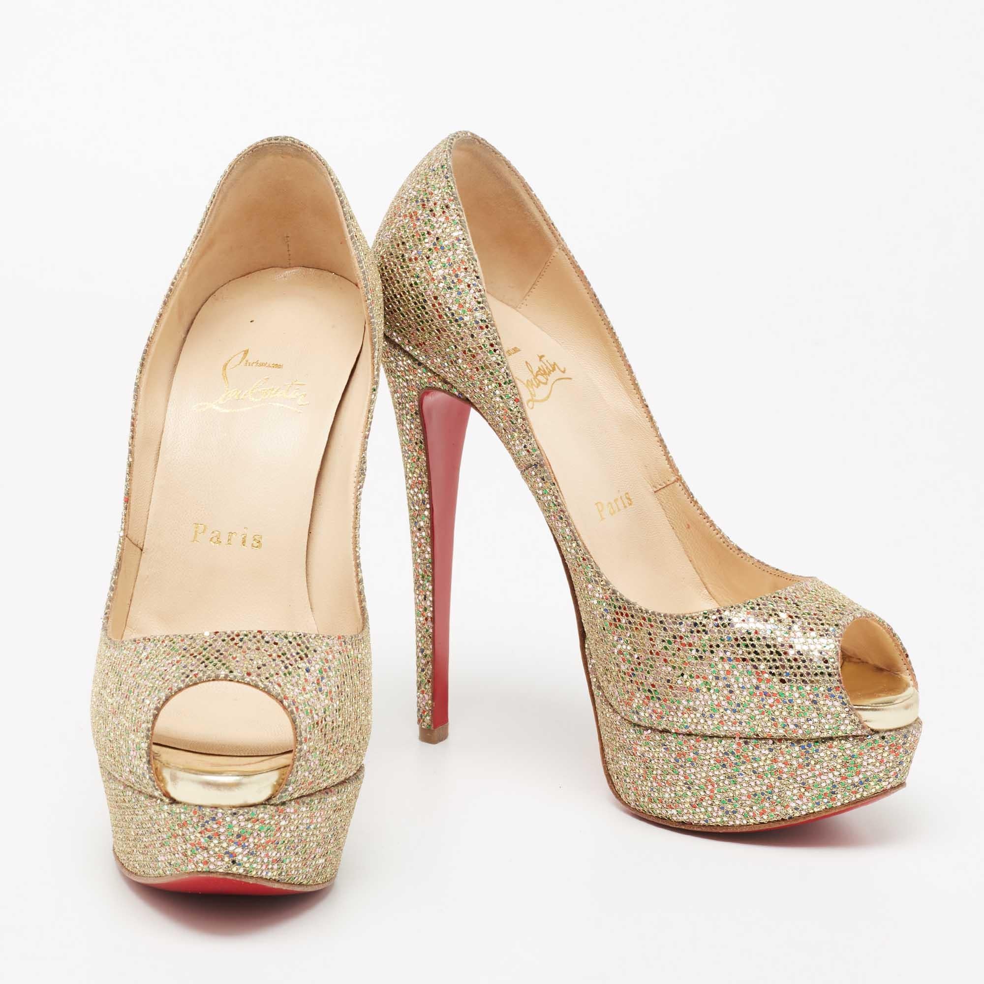 Louboutin paillette femme hotsell
