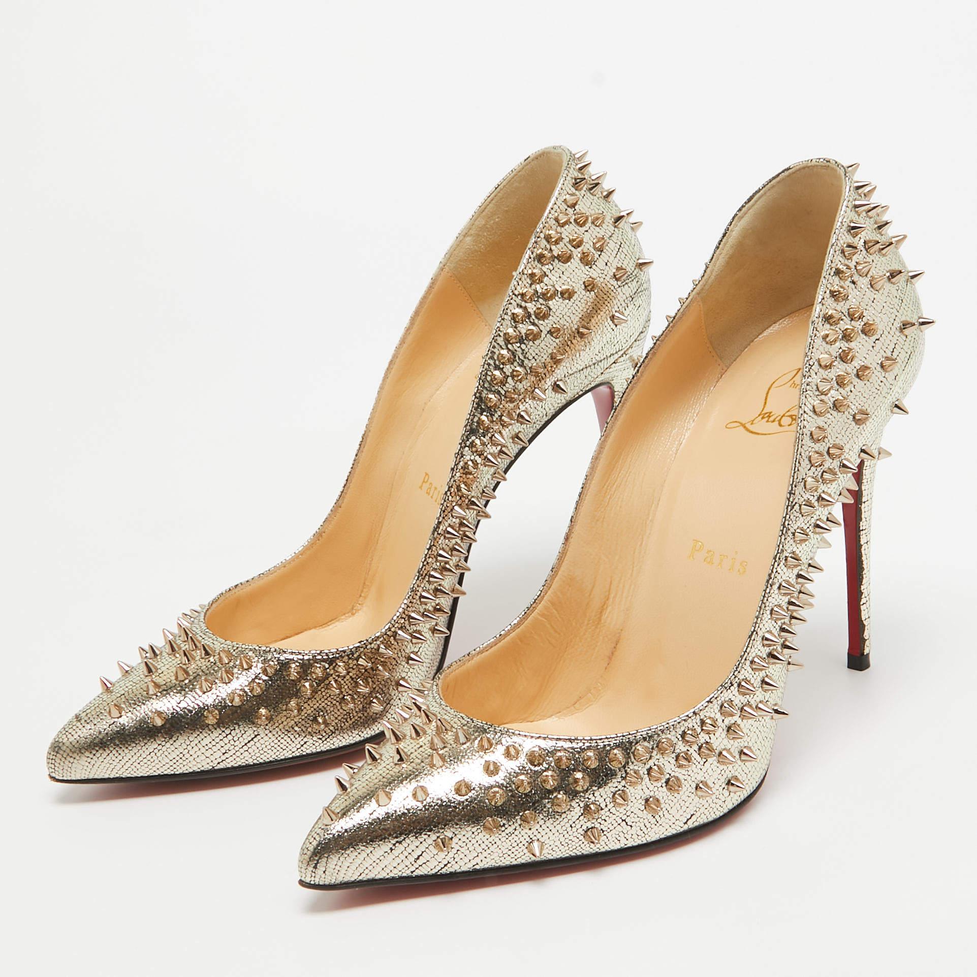 Make a chic style statement with these designer pumps. They showcase sturdy heels and durable soles, perfect for your fashionable outings!