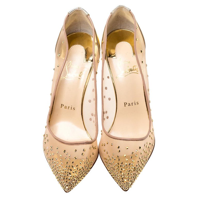Sold at Auction: Christian Louboutin - a pair of 'Follies Strass