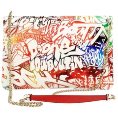 Christian Louboutin Graffiti Loubiclutch chain bag