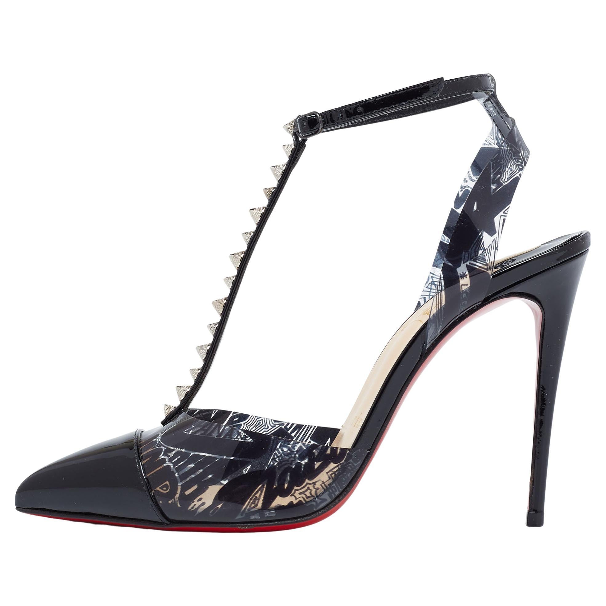 Christian Louboutin Graffiti Heels - 6 For Sale on 1stDibs