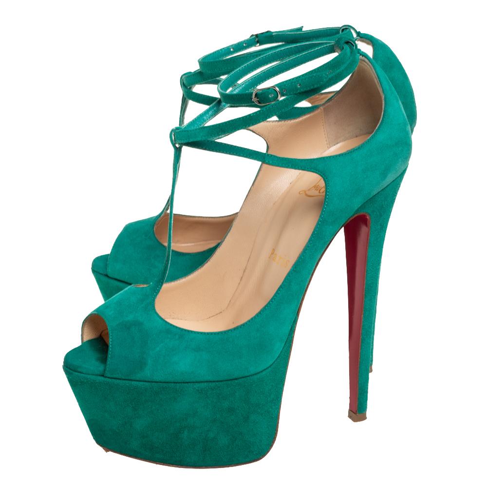 mint green louboutin