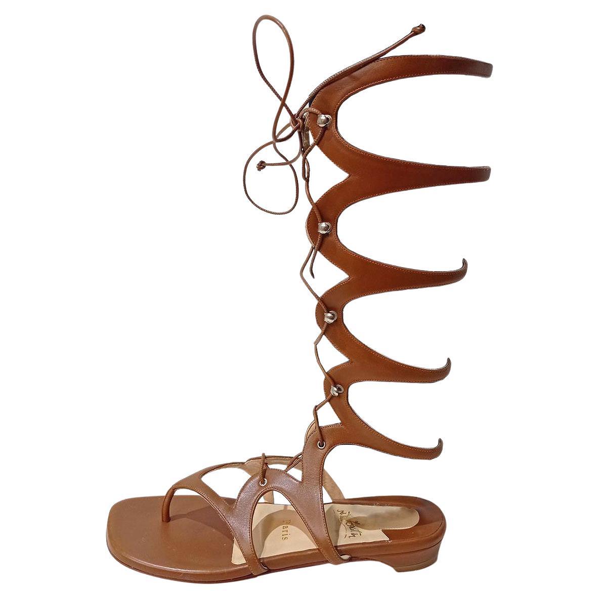Christian Louboutin cage sandal For Sale at 1stDibs