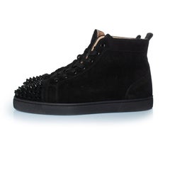 Christian Louboutin, high top trainers with spikes