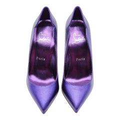 Christian Louboutin Hot Chick Pumps Leather in Purple Size 36