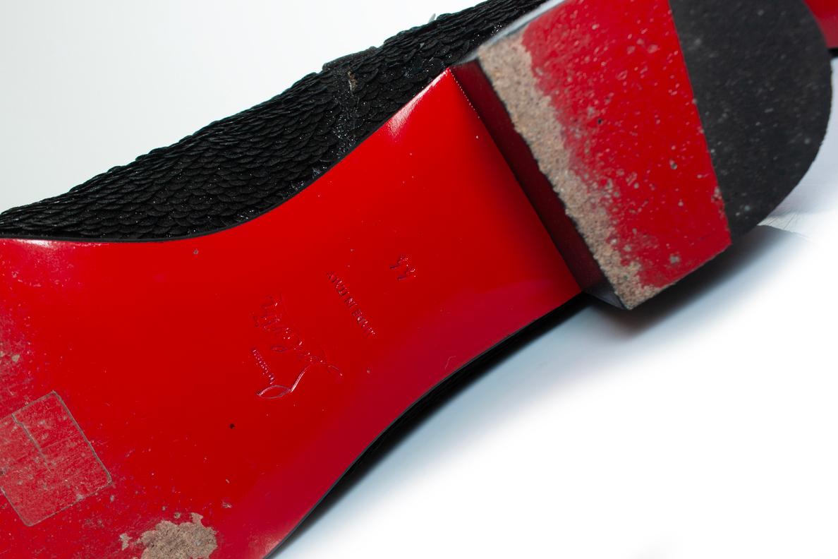Christian Louboutin, bottines à paillettes Huston en vente 3
