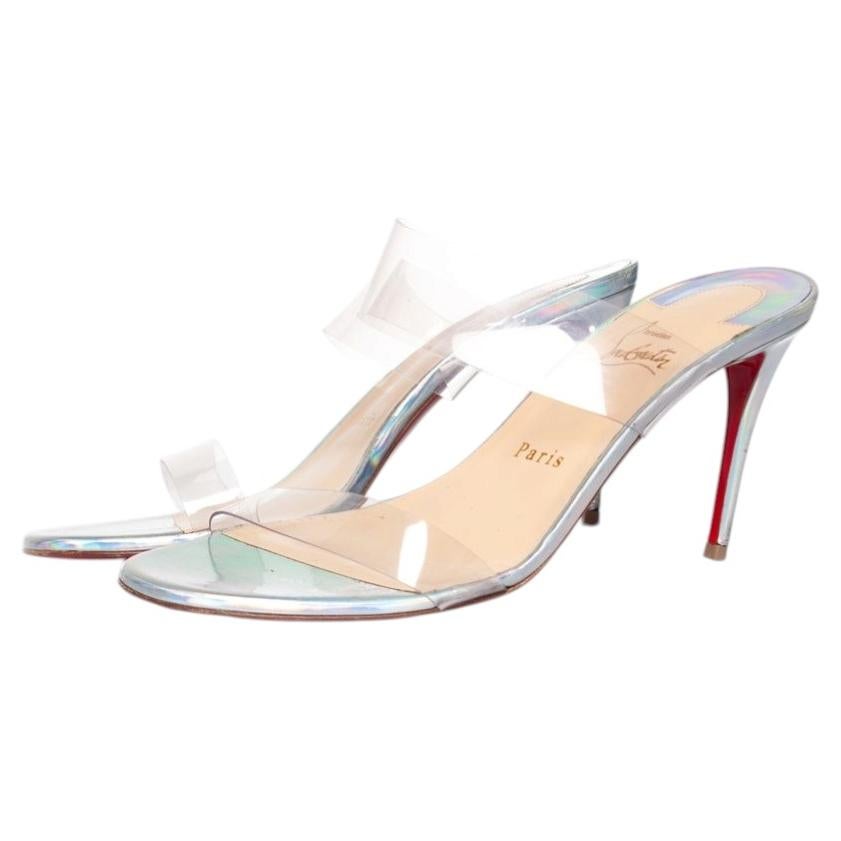 Christian Louboutin, Just nothing iridescent sandals