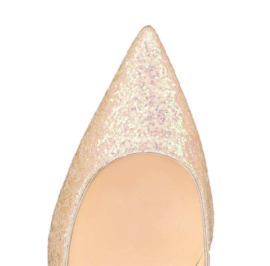 Christian Louboutin Kate 85 Glitter Pumps Sz 36 In New Condition In Paradise Island, BS