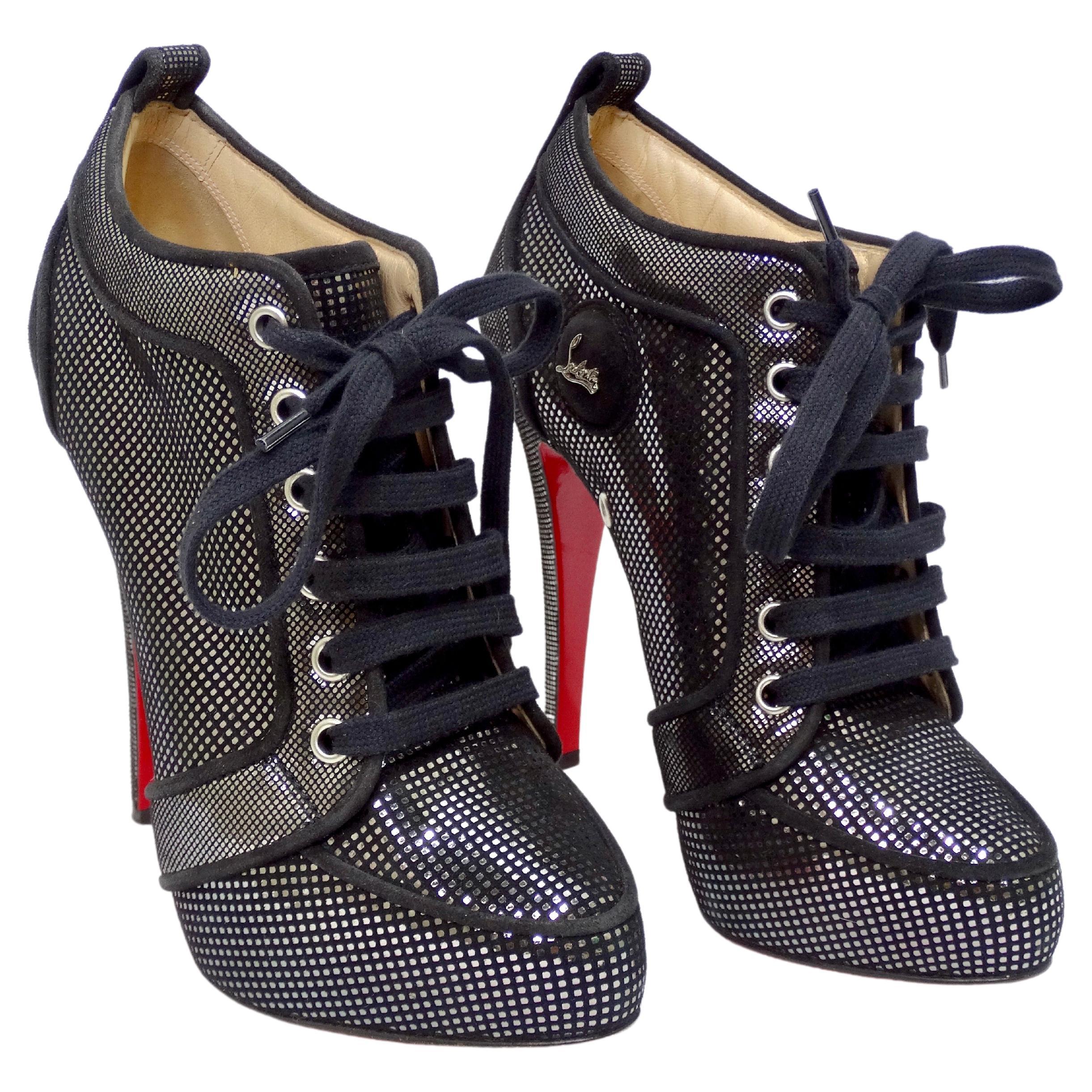 Christian Louboutin Lace Up Boots For Sale at 1stDibs