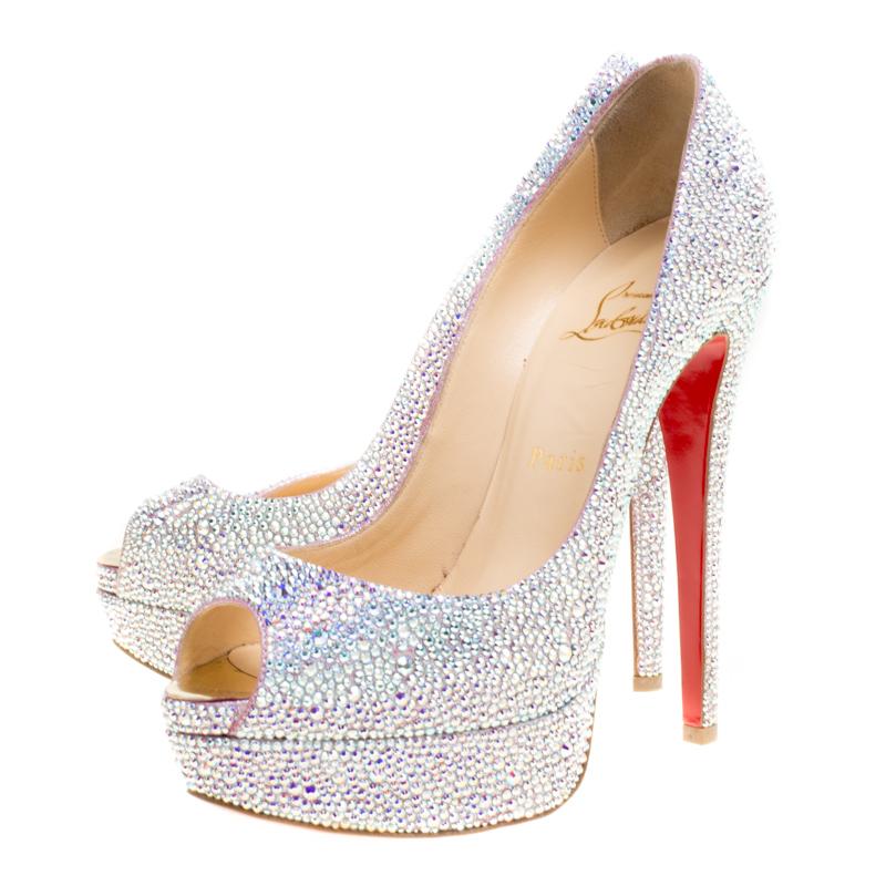 christian louboutin peep toe