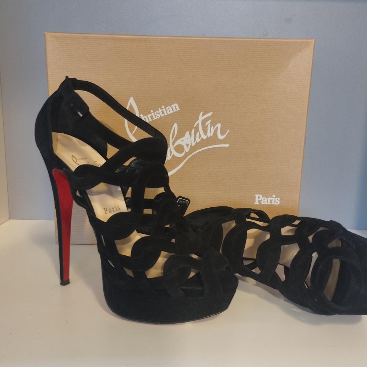 Christian Louboutin Larissa Sandali alti IT 38 in vendita 4