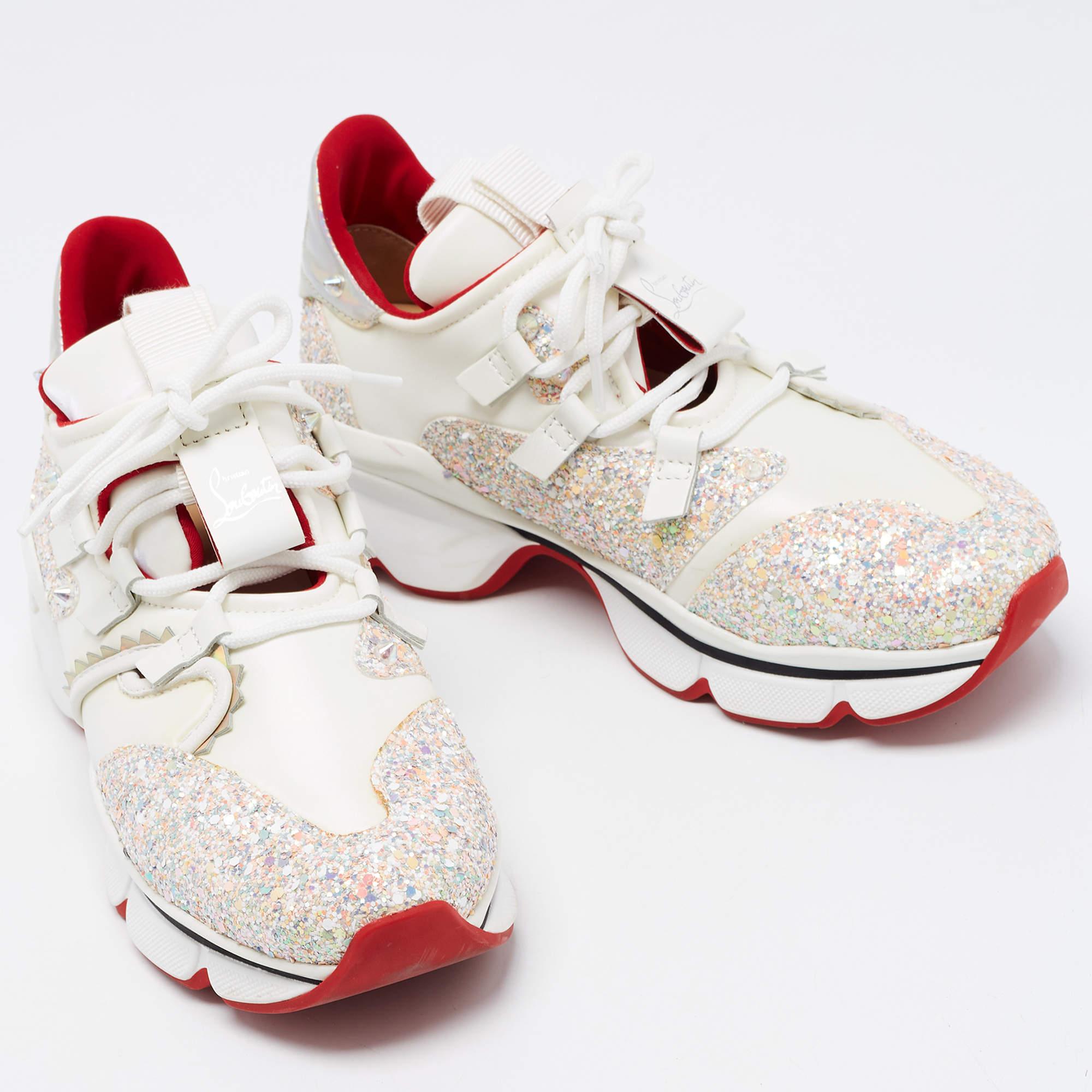 Christian Louboutin Glitter Athletic Shoes for Women for sale