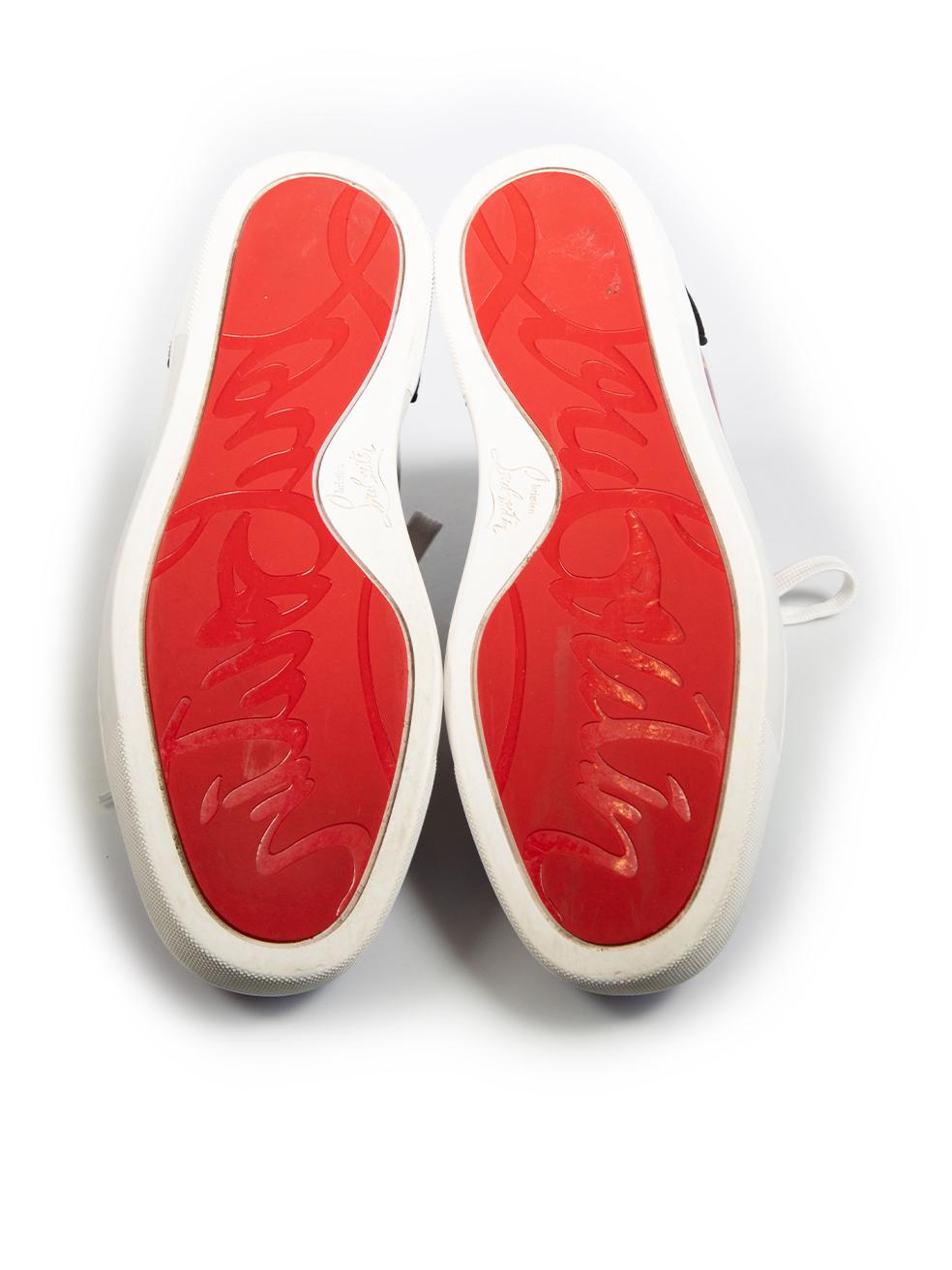 Christian Louboutin Leather Louis Orlato Disco Trainers Size IT 40 In Good Condition In London, GB