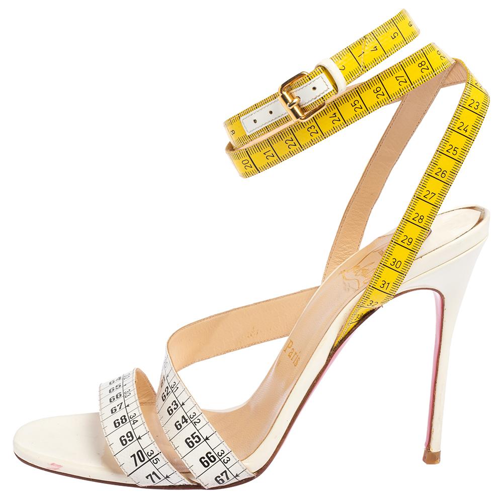 Louboutin tape measure heels outlet