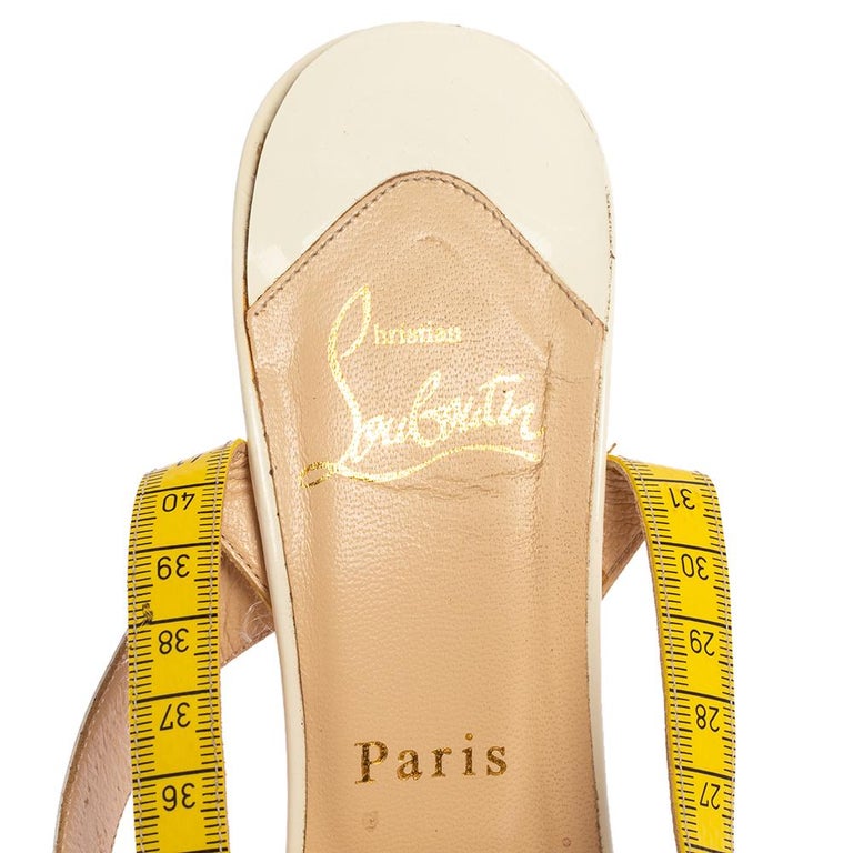 Christian Louboutin, Shoes, Tape Measure Bag Heel Set