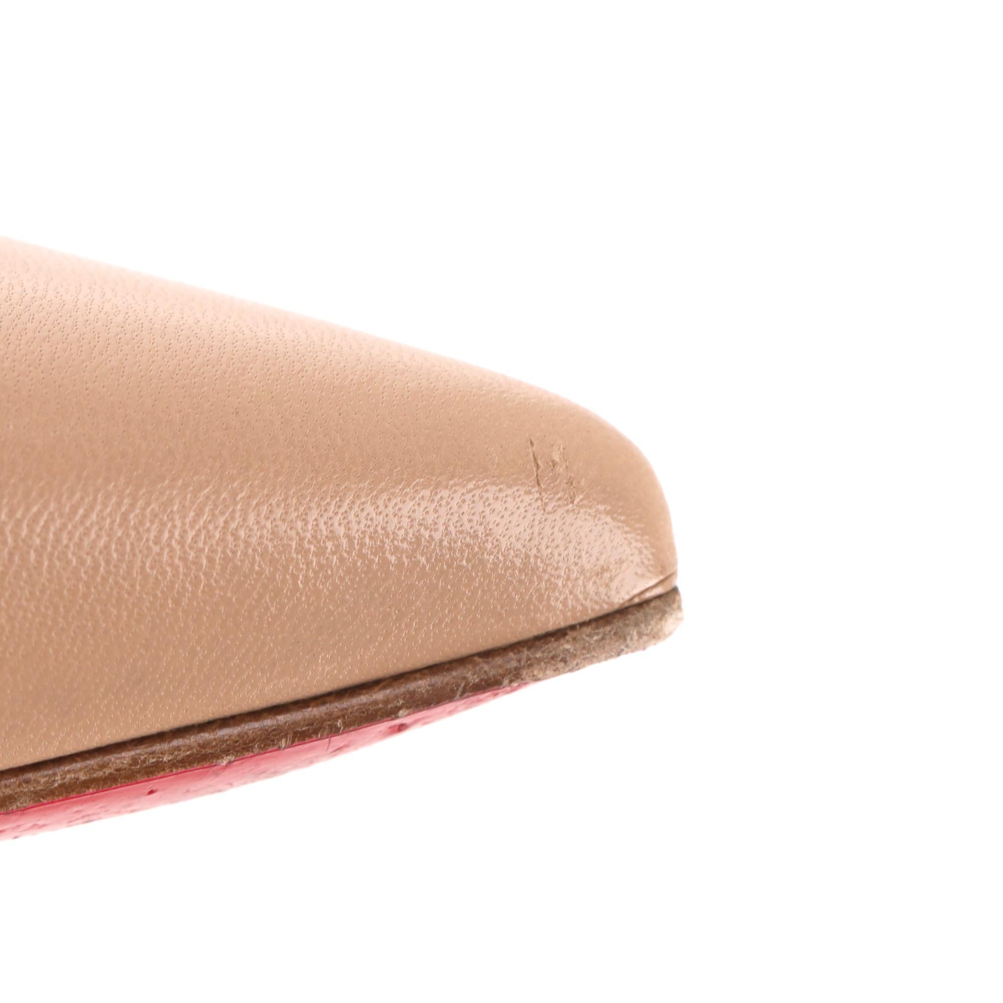 Christian Louboutin - Tacchi Theodorella in pelle e mesh in vendita 6