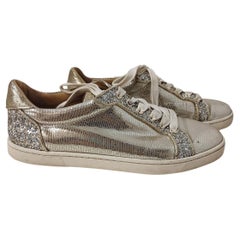 Used Christian Louboutin Leather Sneakers IT 37, 5