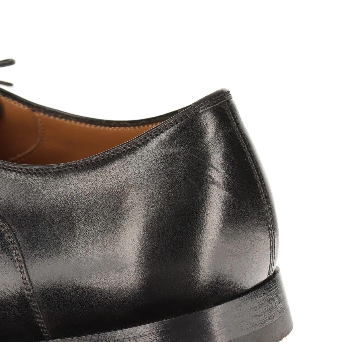 Christian Louboutin Leather Straight Tip Shoes Men's Black For Sale 10