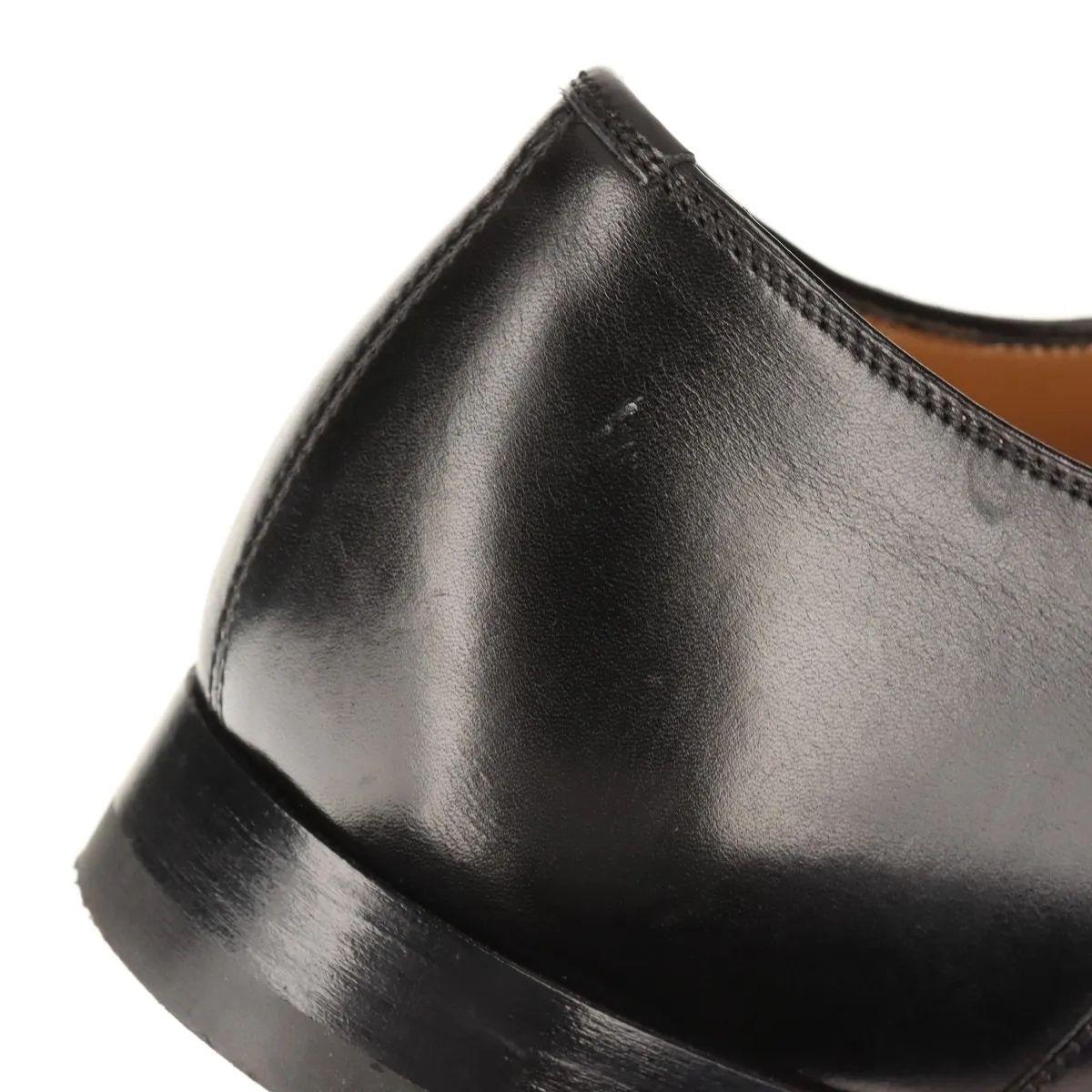 Christian Louboutin Leather Straight Tip Shoes Men's Black For Sale 13