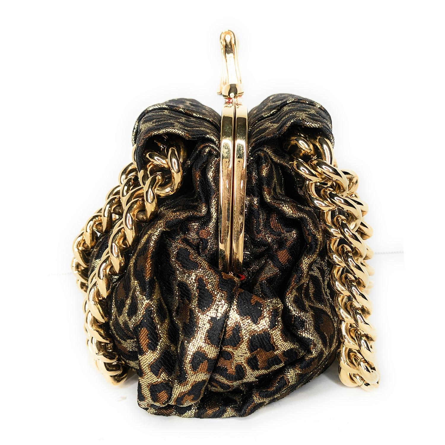 christian louboutin leopard bag