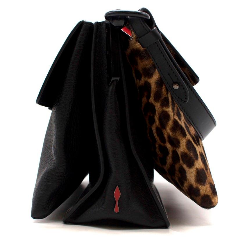 Christian Louboutin Leopard Print top Handle Shoulder Bag 2