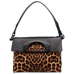 Christian Louboutin Leopard Print top Handle Shoulder Bag